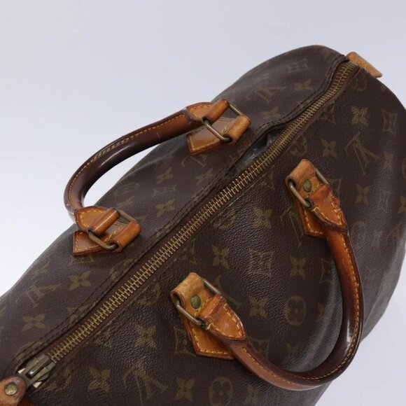 LOUIS VUITTON Monogram Speedy 35 Hand Bag - Picture 6 of 16